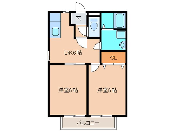 レトアコート美咲が丘駅前の物件間取画像